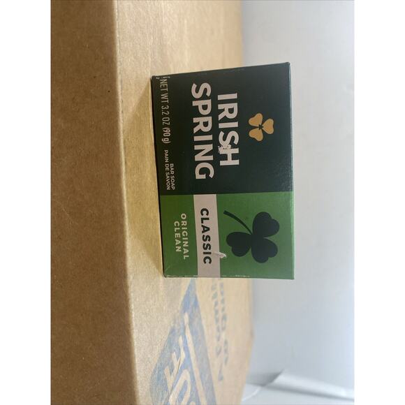 Irish Spring Classic (2) Deodorant Bar Soap 3.20 oz Prop Clean Advertisement pic - Picture 2 of 7
